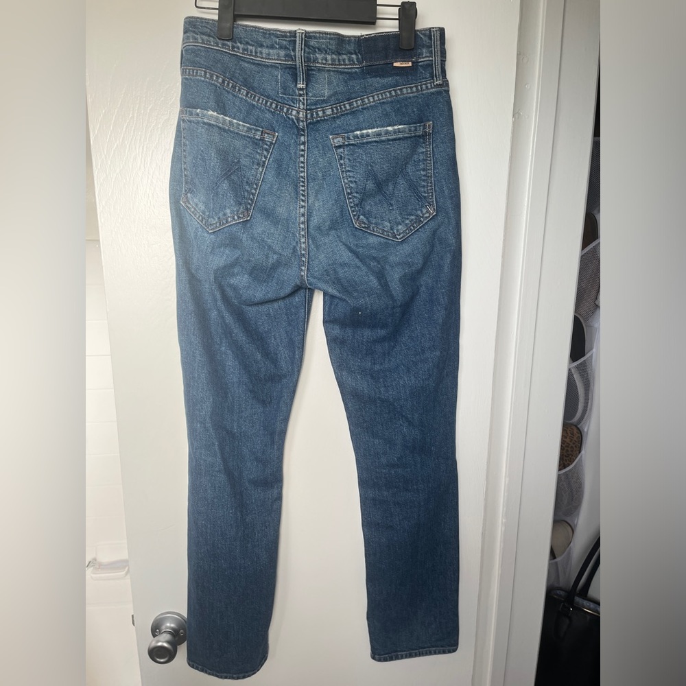 Mother Denim Dazzler medium wash jeans in Cowboys Don’t Cry - Picture 6 of 8